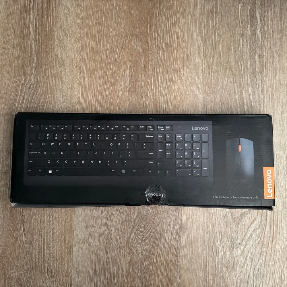 Lenovo Wired Keyboard & Mouse Combo | Black | New | GX30M39606